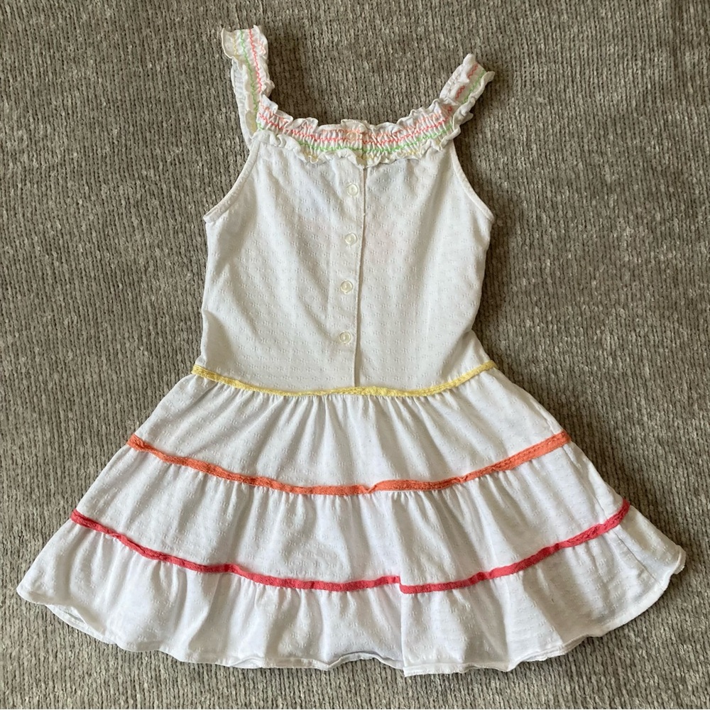 Vintage Dora The Explorer Ruffle Sundress Girls Size 6 Y2K Nick Jr. - Picture 3 of 9